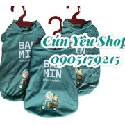 Áo đồng phục shiper BAE MIN cho chó mèo