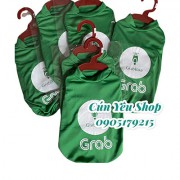 Áo đồng phục shiper Grab cho chó mèo