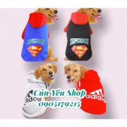 Áo hoodie có nón sizeto cho chó 3XL-9XL