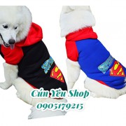Áo hoodie có nón sizeto cho chó 3XL-9XL