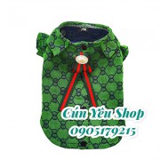 Siêu phẩm Váy/Áo Guc.ci MÀU cho chó mèo