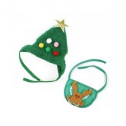 Set Mũ Noel + Yếm cho chó mèo.