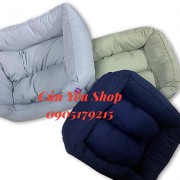 Nệm vuông dù 2 lớp , có size lớn cho chó đến 20kg