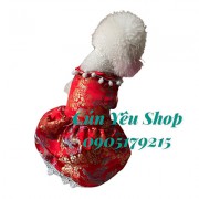 Váy Gấm Nữ cho chó mèo