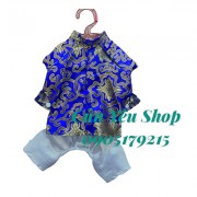 Áo dài cho chó/mèo mặc ngày Tết