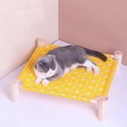 Bộ giường gỗ chó mèo