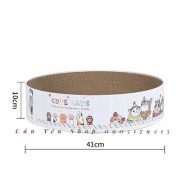 Ổ mèo cào 2in1 (đường kính 41cm, cao 10cm)