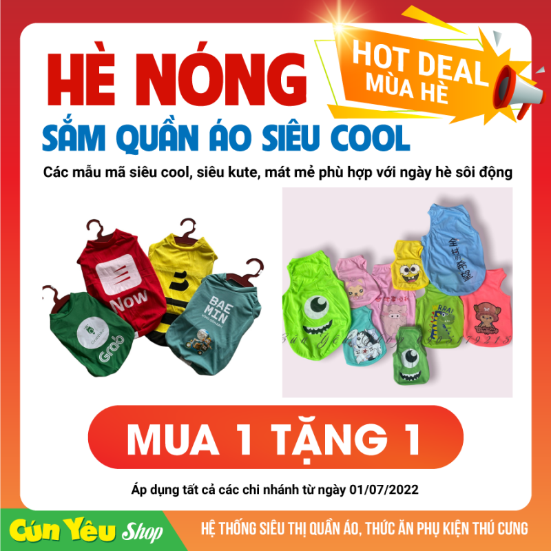 quần áo chó mèo cún yêu shop
